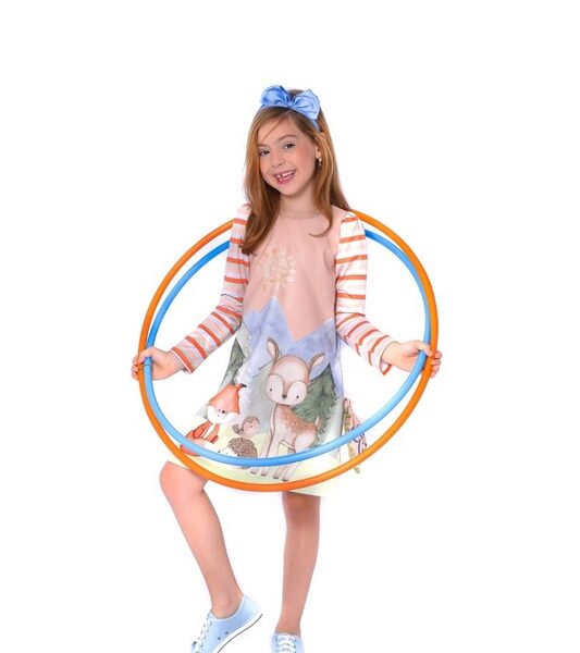 Adress Kids - Vestido Crepe acetinado no atacado 01
