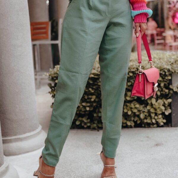 Adress New - Calça em linho com elastano
