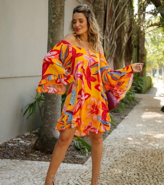 Vestido Bata 2 Atacado de moda Feminina no Shopping Total Brás